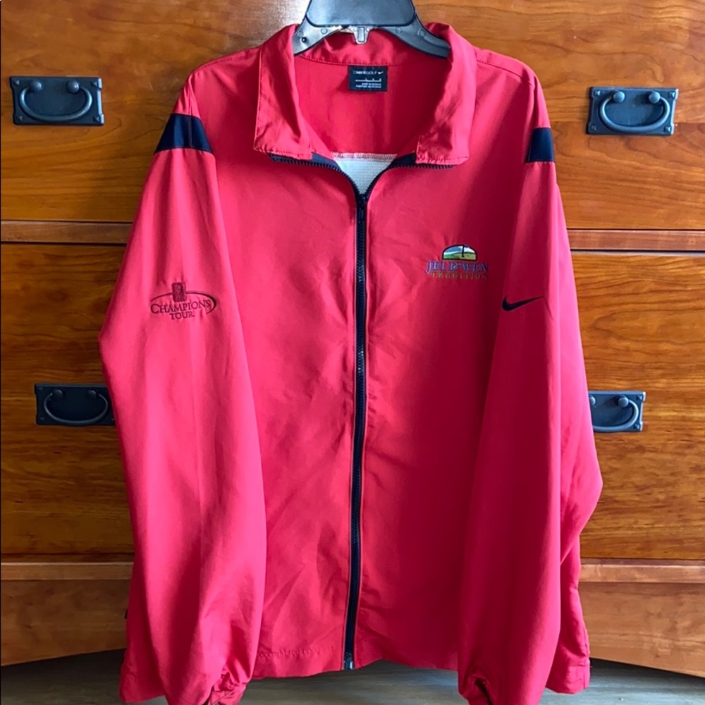 NIKE Golf Lightweight Zip-Front Jacket Jeld Wen Championship PGA Champions Tour